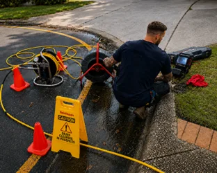 On-site drain inspection at a Waverley property